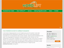 Tablet Screenshot of nord-lift.de